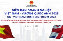 Mời tham dự Diễn đàn Doanh nghiệp Việt Nam - Vương quốc Anh 2023