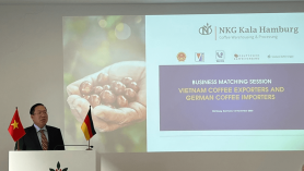 Đẩy mạnh xuất khẩu cà phê sang CHLB Đức